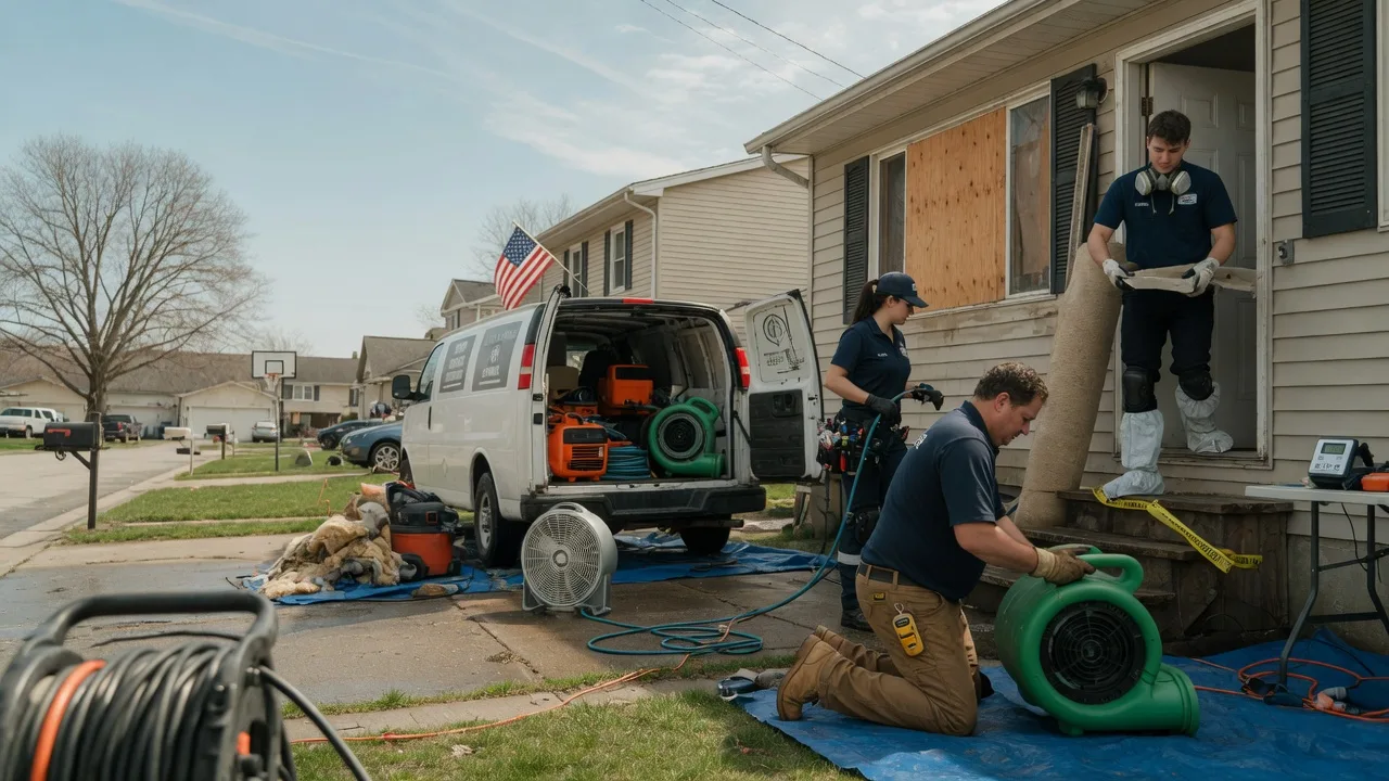 Water Damage Restoration in Harmony, MN near me